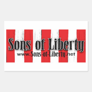 Pegatina Rectangular Sons Liberty FLAG sticker
