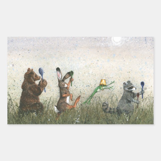 Pegatina Rectangular Spoon! (Anverso)