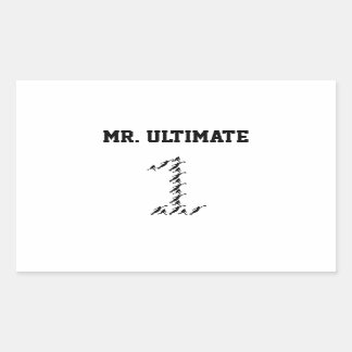 Pegatina Rectangular Sr. Ultimate