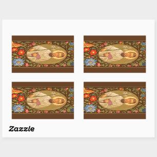 Pegatina Rectangular St. Aloysius Gonzaga (PM 01)