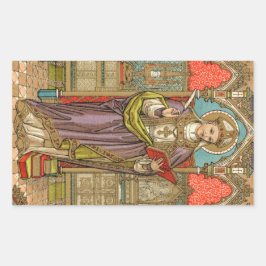 Pegatina Rectangular St. Alphonsus Liguori (VVP 005)