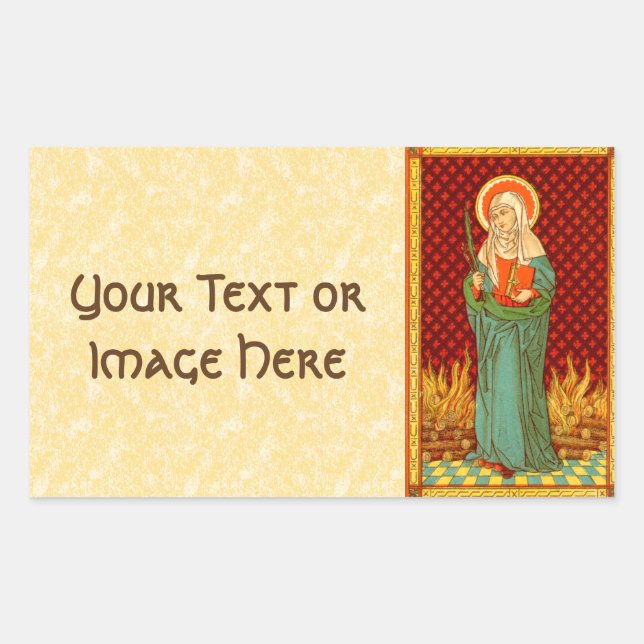 Pegatina Rectangular St. Apollonia (VVP 001) (Anverso)