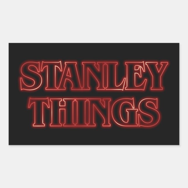 Pegatina Rectangular Stanley Things (Anverso)