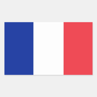 Pegatina Rectangular Sticker "Franse vlag".