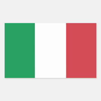 Pegatina Rectangular Sticker "Italiaanse vlag".