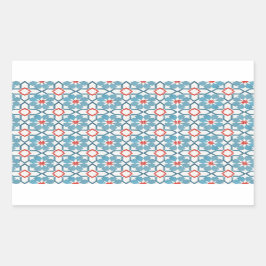 Pegatina Rectangular Sticker Moroccan Zelij*Ceramic