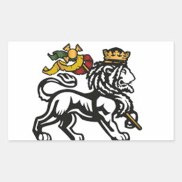 Pegatina Rectangular stickers Masivo Yarda White León 2018