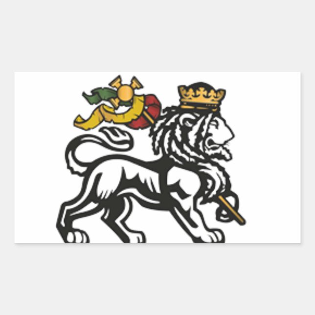 Pegatina Rectangular stickers Masivo Yarda White León 2018 (Anverso)