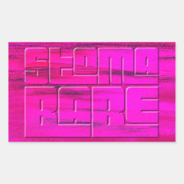 Pegatina Rectangular Stoma Babe