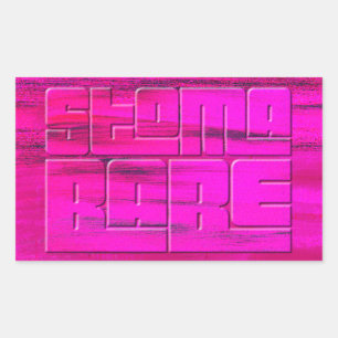 Pegatina Rectangular Stoma Babe