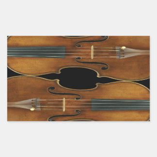 Pegatina Rectangular Stradivari Duo