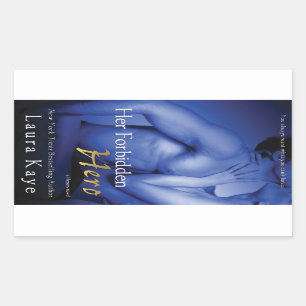 Pegatina Rectangular Su héroe prohibido de Laura Kaye