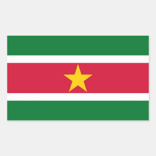 PEGATINA RECTANGULAR SURINAME