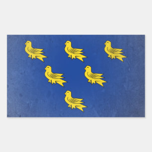 Pegatina Rectangular Sussex