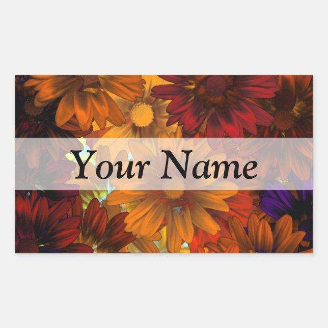 Pegatina Rectangular t (Anverso)