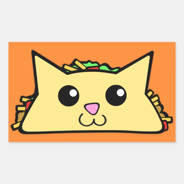 Pegatina Rectangular Tacocat (Anverso)
