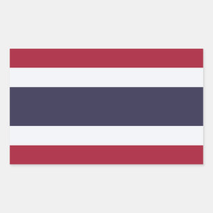 Pegatina Rectangular Tailandia
