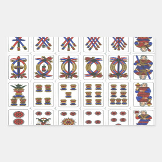 Pegatina Rectangular tarot de marseille