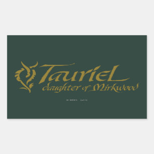 Pegatina Rectangular TAURIEL™ Name