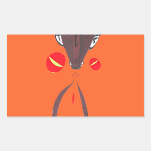 Pegatina Rectangular Te amo Nakupenda Swahili