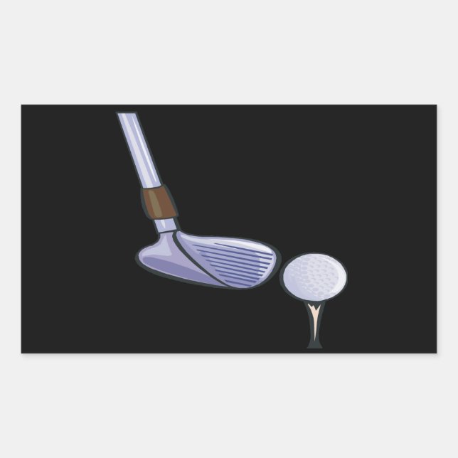 Pegatina Rectangular Tee Up (Anverso)