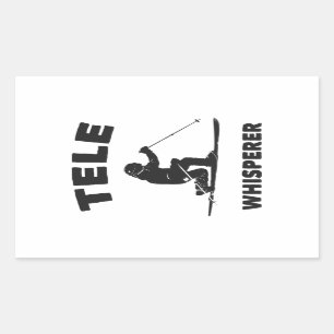 Pegatina Rectangular Tele Whisperer
