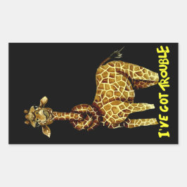 Pegatina Rectangular Tengo problemas