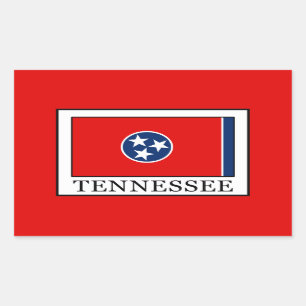 Pegatina Rectangular Tennessee