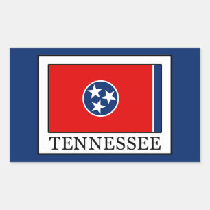 Pegatina Rectangular Tennessee