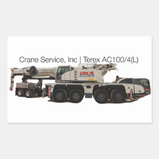 Pegatina Rectangular Terex AC100-4L