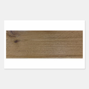 Pegatina Rectangular Textura de madera de la madera nativa