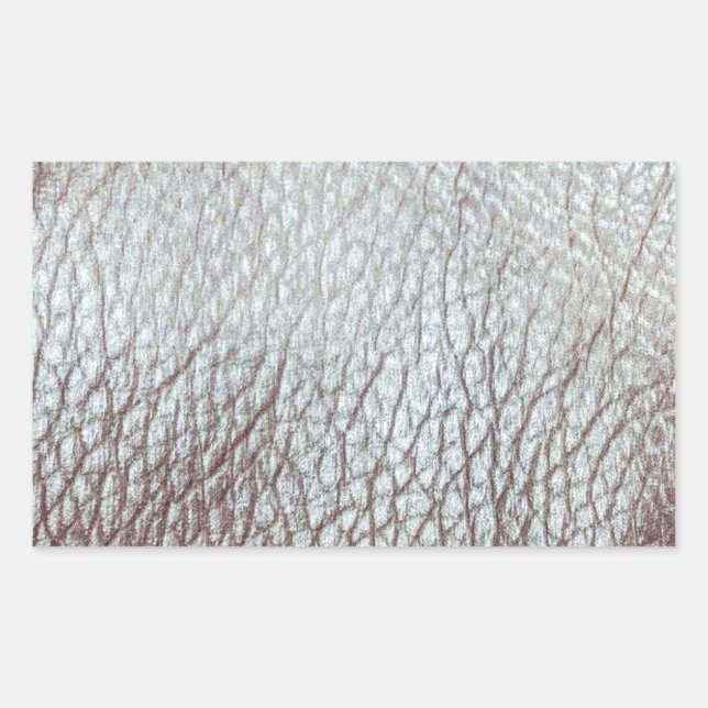 Pegatina Rectangular Textura de Rexine (Anverso)