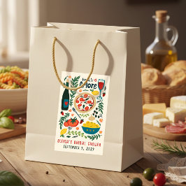 Pegatina Rectangular That's Amore Italian Food CUSTOM Bridal Shower