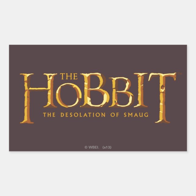 PEGATINA RECTANGULAR THE HOBBIT™ (Anverso)