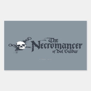 Pegatina Rectangular The Necromancer Name