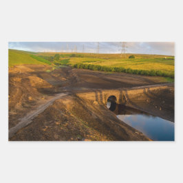 Pegatina Rectangular The Old Packhorse Bridge of Baitings