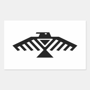 Pegatina Rectangular thunderbird