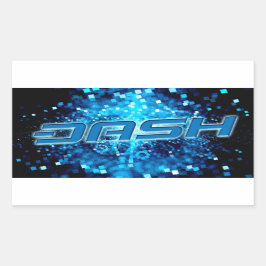 Pegatina Rectangular ticker A249 de DashS