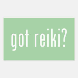 Pegatina Rectangular ¿Tienes Reiki?
