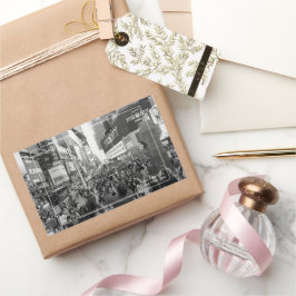 Pegatina Rectangular Times Square NYC