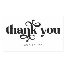 Tipografía Personalizada de Agradecimiento