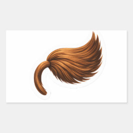 Pegatina Rectangular Title for the donkey game description