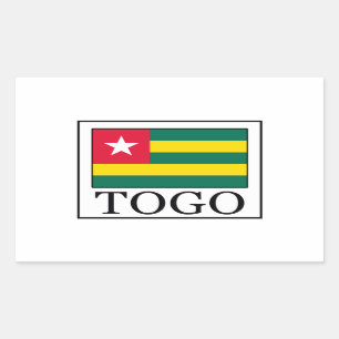 Pegatina Rectangular Togo