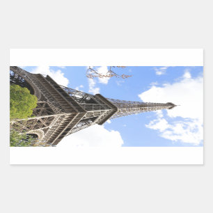 Pegatina Rectangular Torre Eiffel