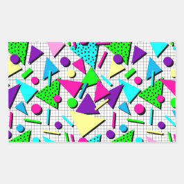 Pegatina Rectangular totalmente radical