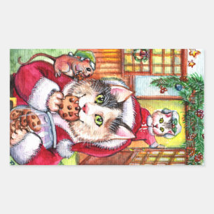 Pegatina Rectangular Totalmente reventado