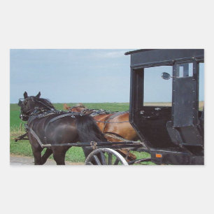 Pegatina Rectangular Trabajar juntos