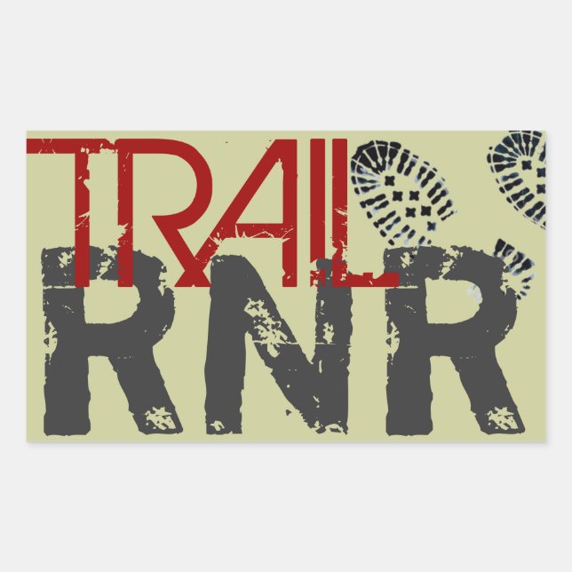PEGATINA RECTANGULAR TRAIL RNR (Anverso)