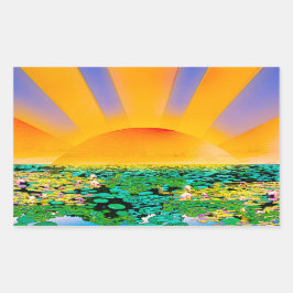 PEGATINA RECTANGULAR TRANQUILIDAD TREMENDA