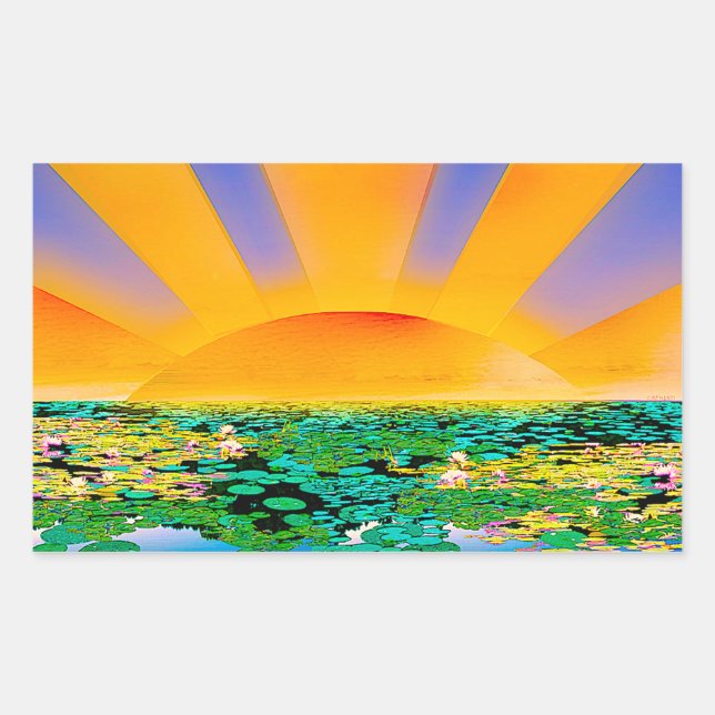 PEGATINA RECTANGULAR TRANQUILIDAD TREMENDA (Anverso)